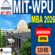 MIT-WPU Begins MBA Admissions for Batch 2026–2028; Apply by December 17